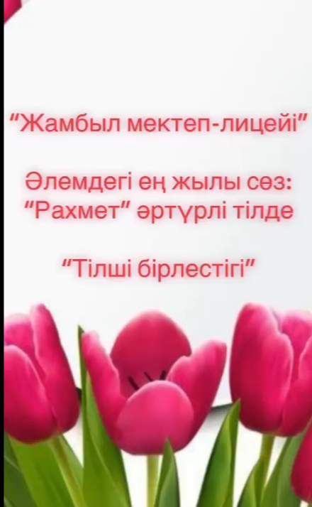 Алғыс айту күні: Тілші бірлестігі оқушылармен бірге көптілділікке үн қосты