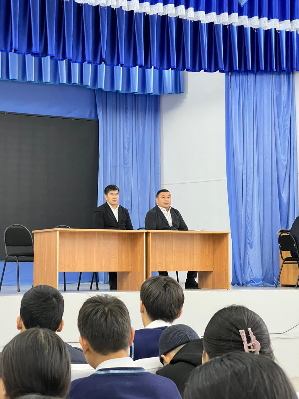 ЖАМБЫЛ АТЫНДАҒЫ МЕКТЕП-ЛИЦЕЙІНДЕ  АҚПАРАТТЫҚ ТҮСІНДІРУ ЖҰМЫСТАРЫ ЖҮРГІЗІЛДІ