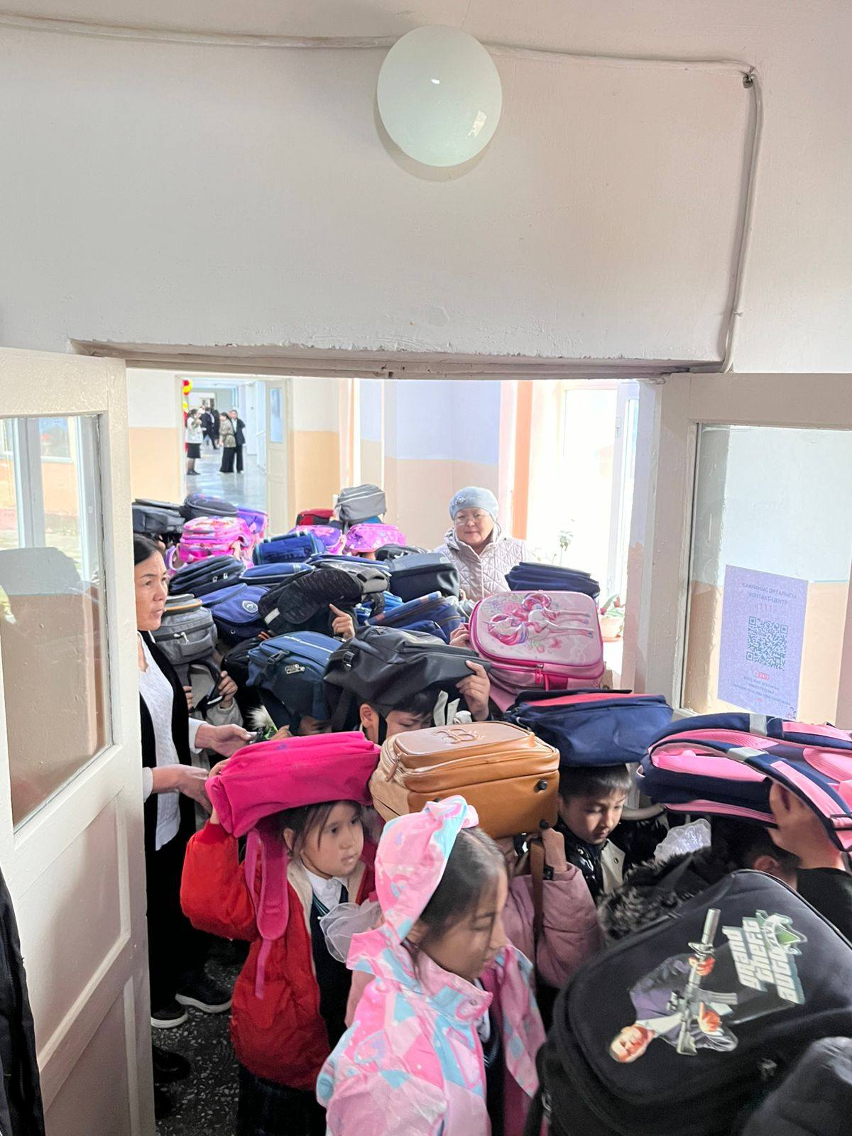  Жалпы мектептік сейсмикалық және эвакуациялық жаттығу өткізілді.