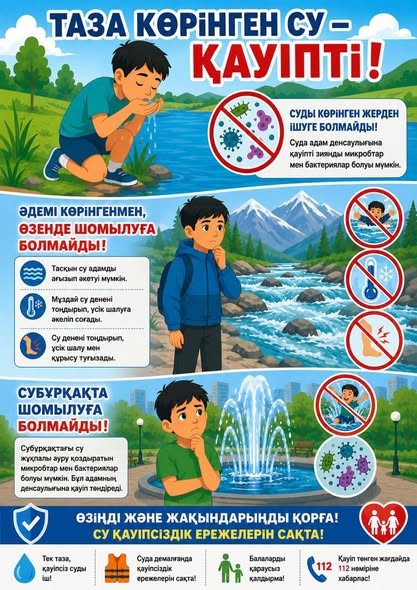 “Адал азамат” біртұтас тәрбие бағдарламасы аясында оқушылардың өмірі мен денсаулығын қорғау, жазатайым оқиғалардың алдын алу 